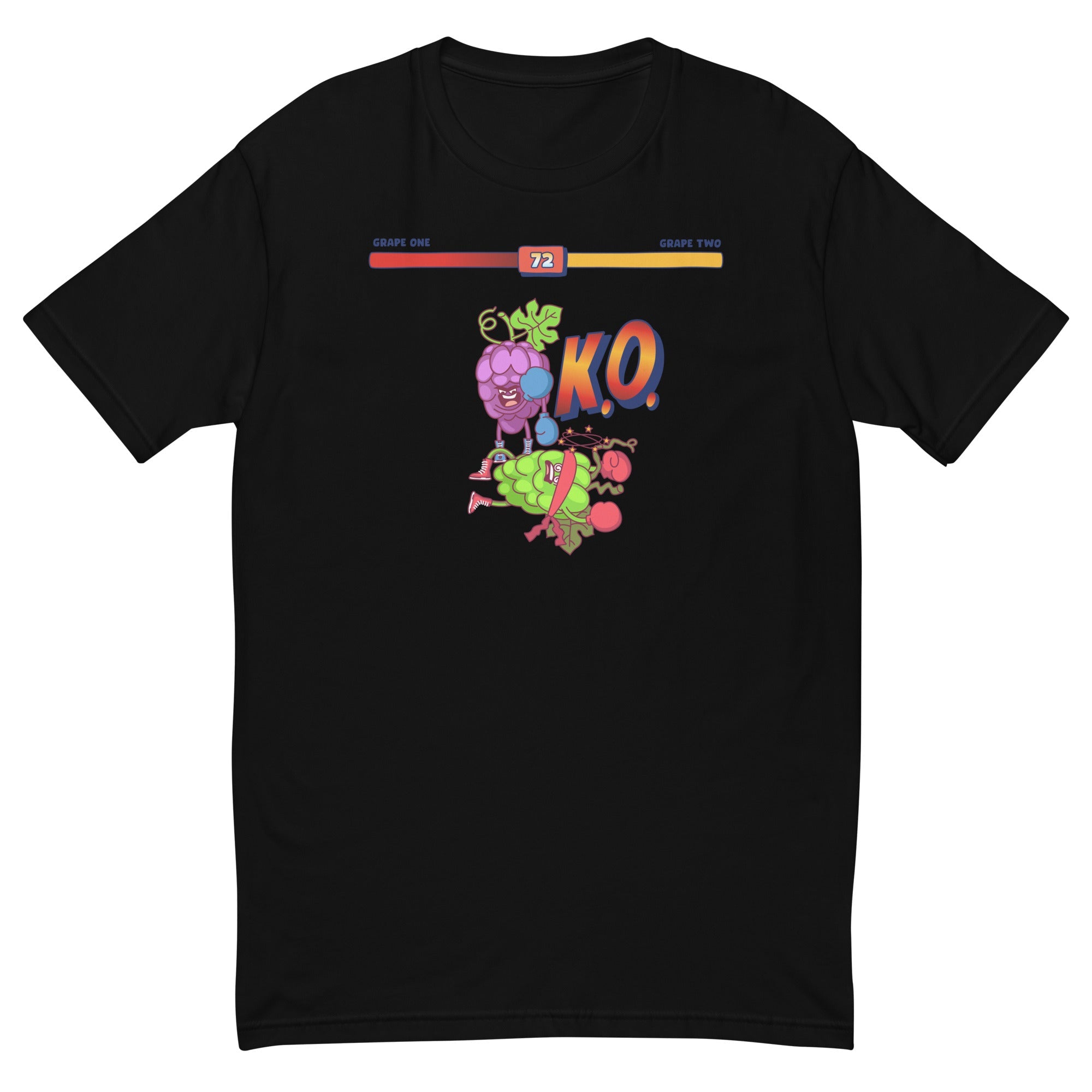 Grapes K.O. Graphic Tee! EPIC FOOD SHOWDOWNS! T-Shirt Food Fighter Tees