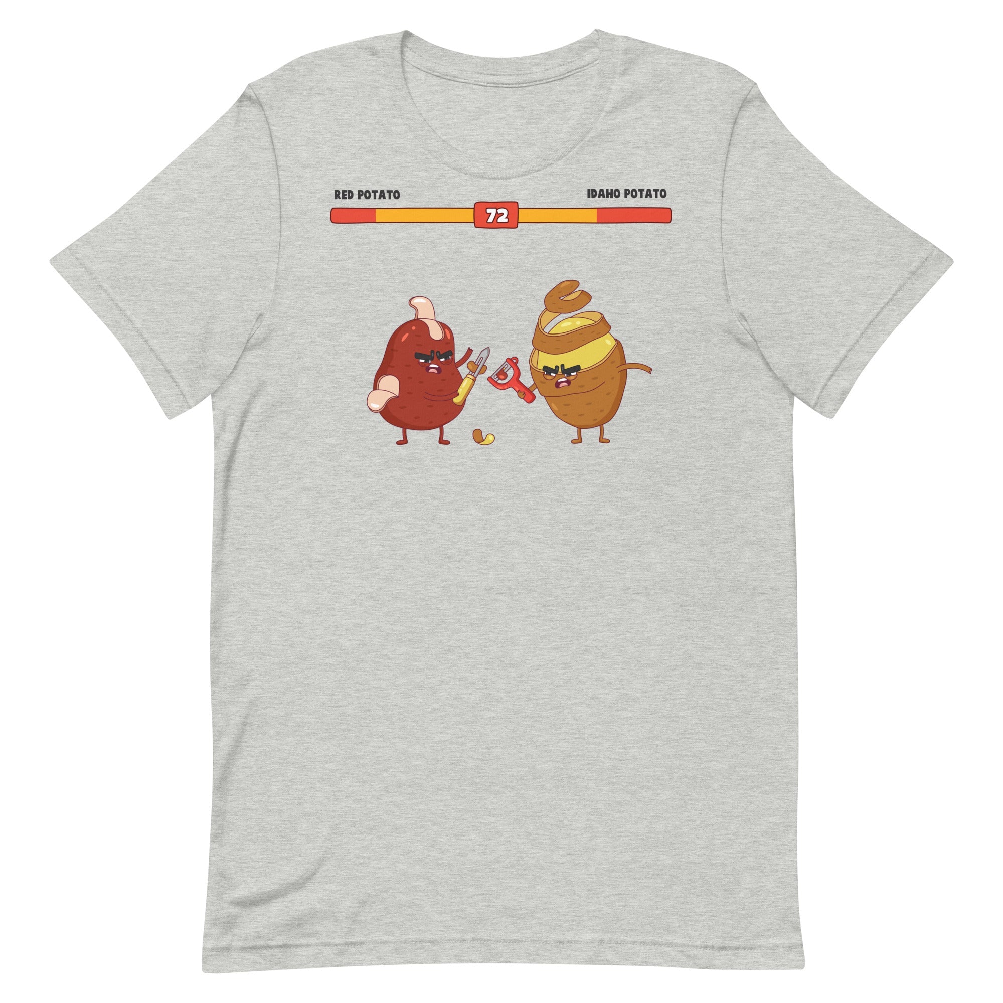 The Potato Battle Graphic Tee! EPIC FOOD SHOWDOWNS! T-Shirt Food Fighter Tees