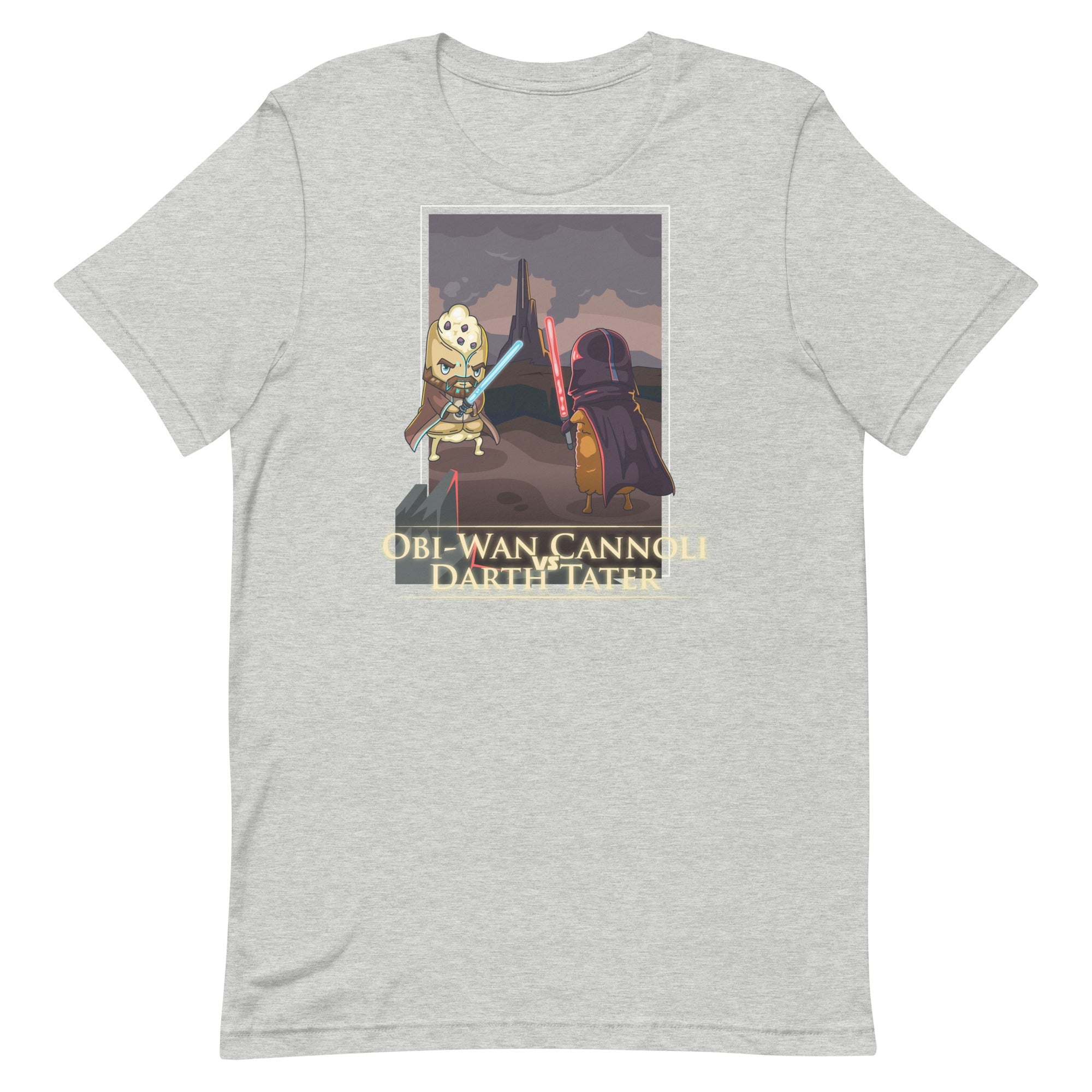 Food Wars: Obi-Wan Cannoli Vs Darth Tater PUN-TASTIC COLLECTION! T-Shirt Food Fighter Tees