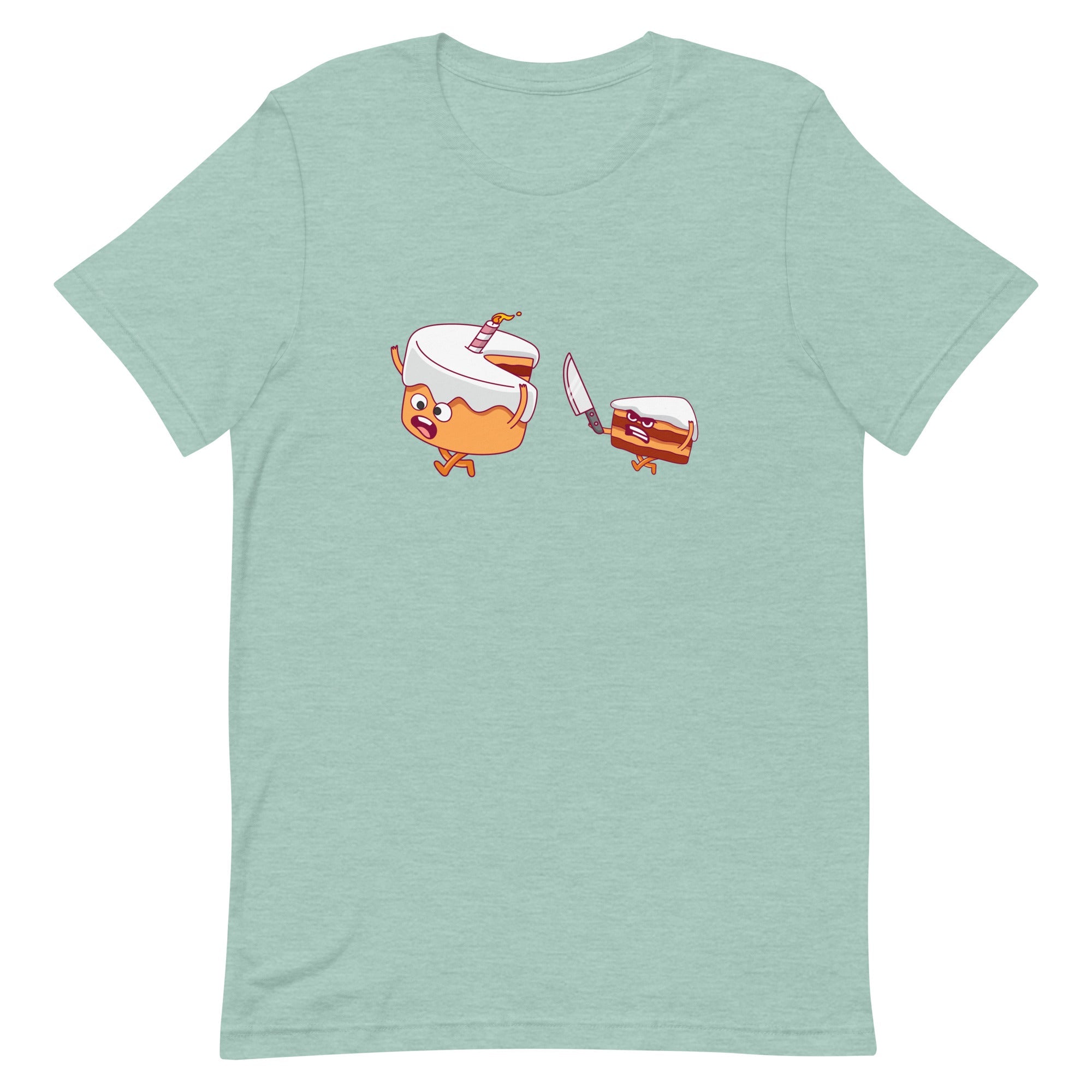 Cake Chase Graphic Tee! PUN-TASTIC COLLECTION! T-Shirt Food Fighter Tees