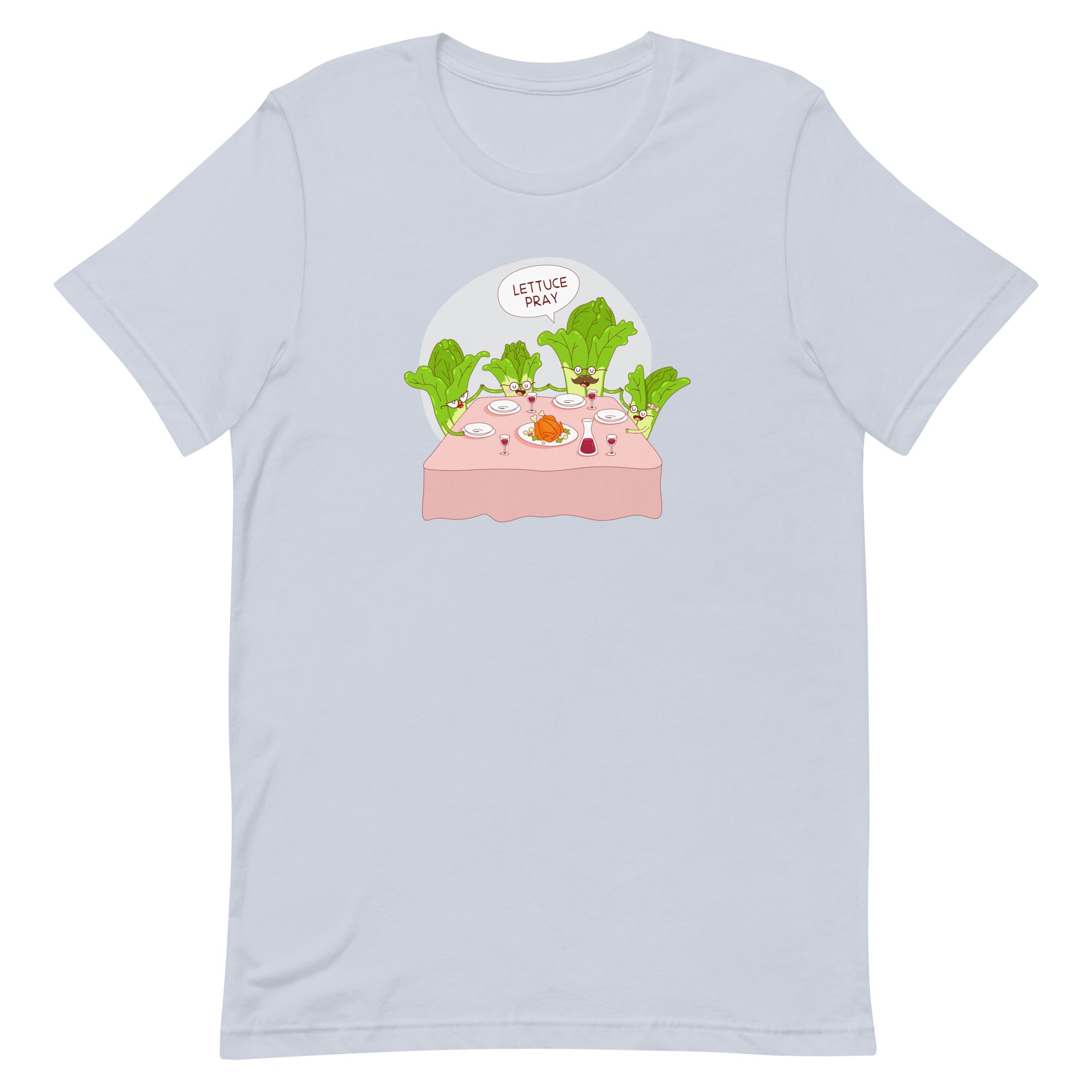 Lettuce Pray Graphic Tee! FOOD FIGHT FAVES! T-Shirt Food Fighter Tees