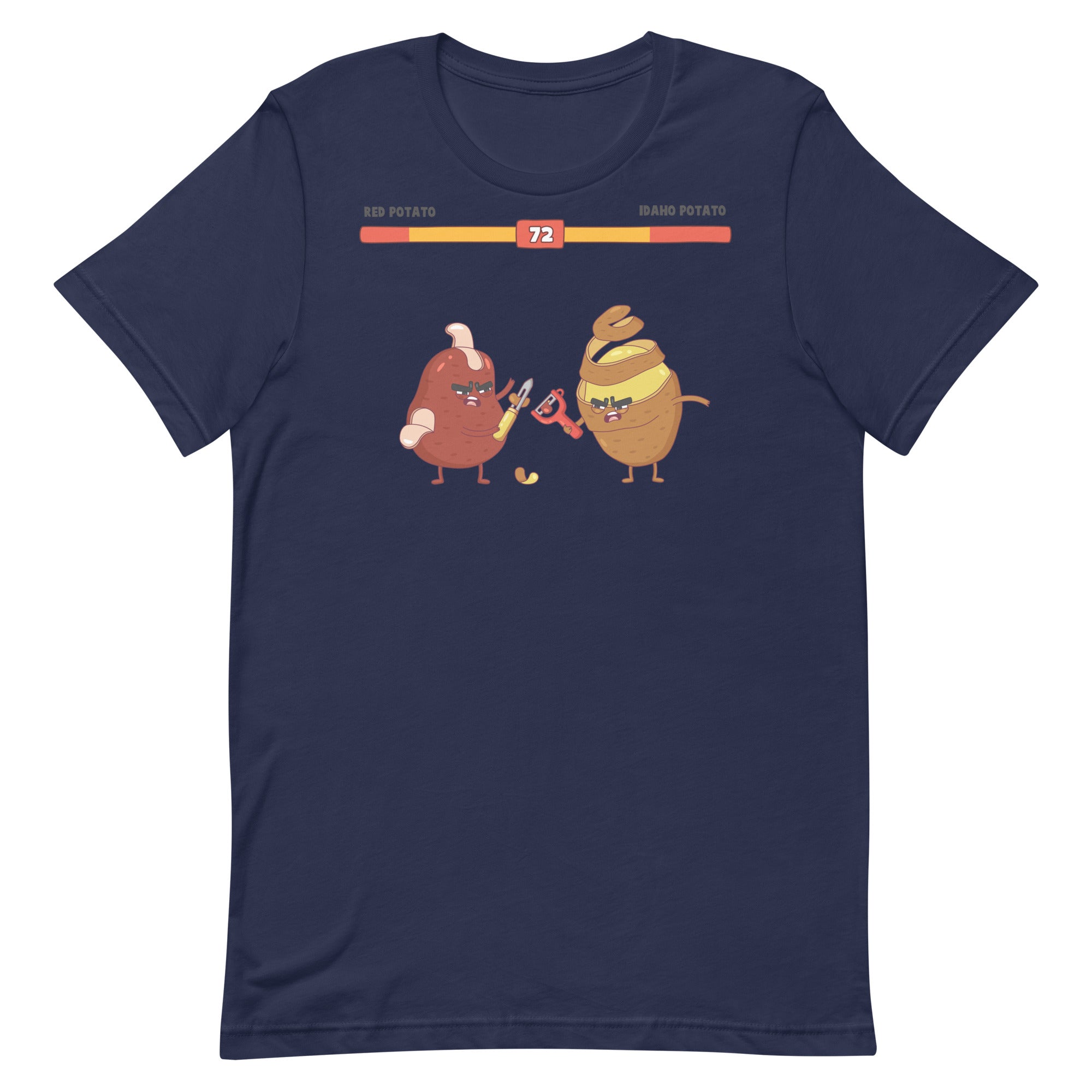 The Potato Battle Graphic Tee! EPIC FOOD SHOWDOWNS! T-Shirt Food Fighter Tees